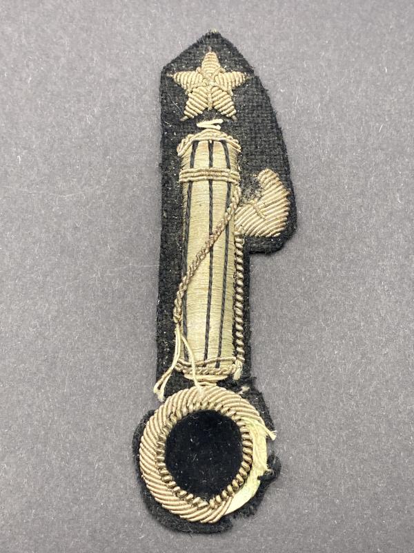Fascist Italian Officers Fez Bullion Insignia