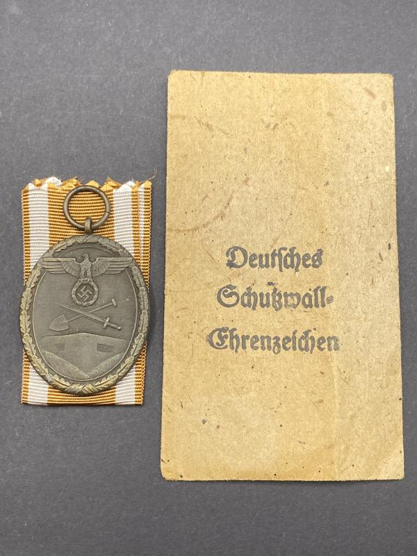 Westwall Medal & Packet Carl Poellath