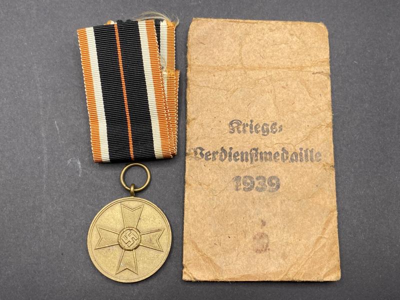 German Merit Medal 1939 With Packet Klein & Quenzer