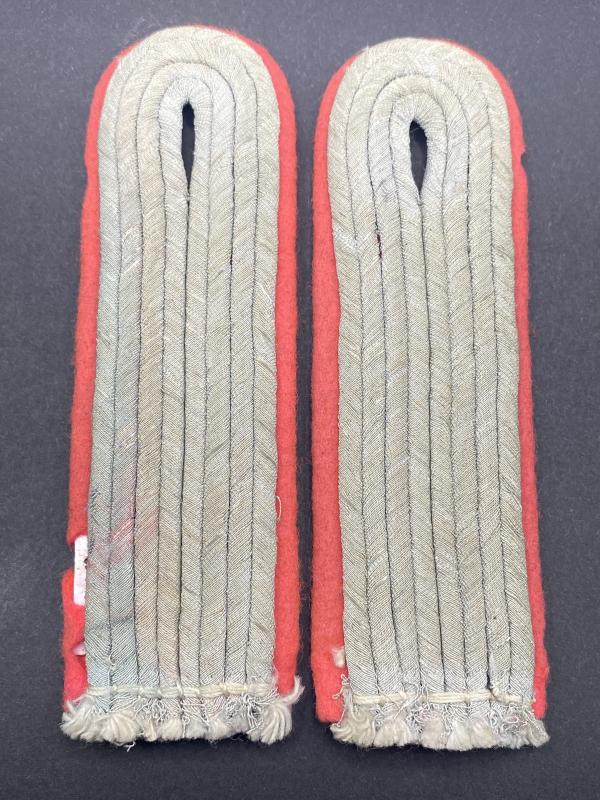 Pair of Panzer Leutnant Shoulder Boards Uniform Removed