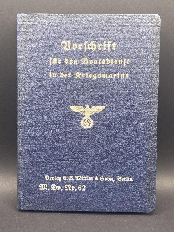 Kriegsmarine Naval Regulation Book 1937