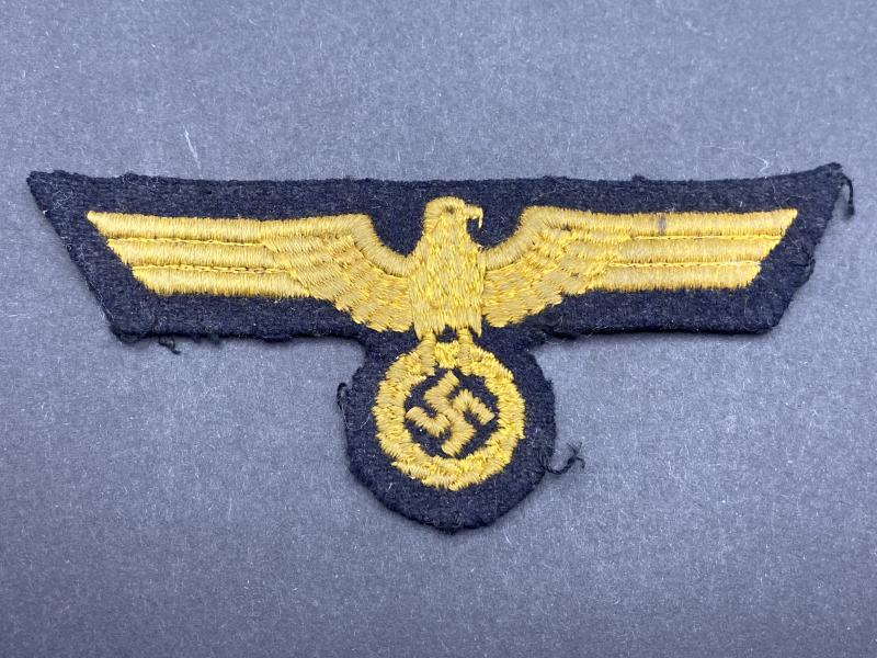 Kriegsmarine Enlisted Man’s Embroidered Breast Eagle