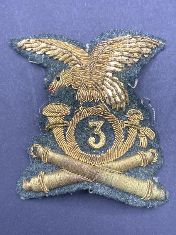 WW2 Italian 3rd Alpine Regiment Officers Cap Insignia