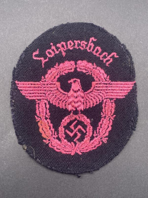 Third Reich Fireman’s Sleeve Eagle Loipersbach