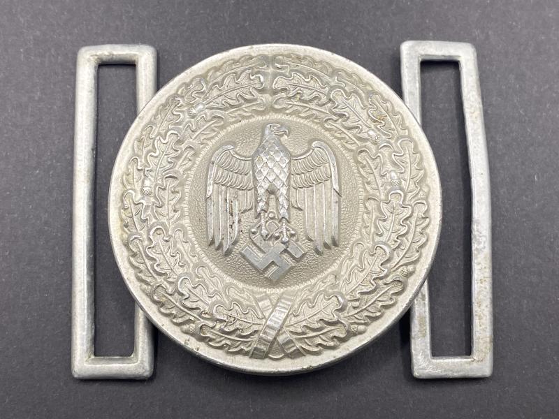 German Army Aluminium Officers Brockade Belt Buckle