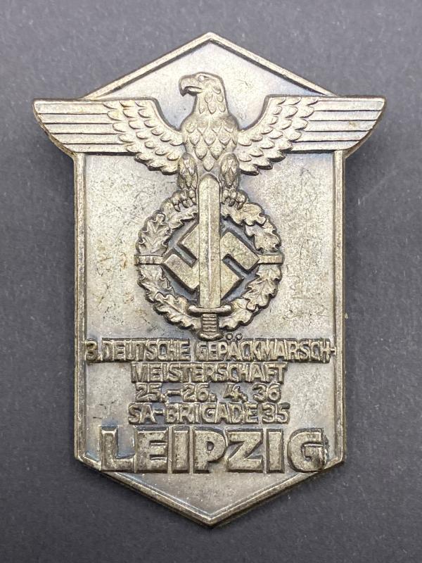 Deutsche Gepäckmarsch Meisterschaft 1936 Day Badge