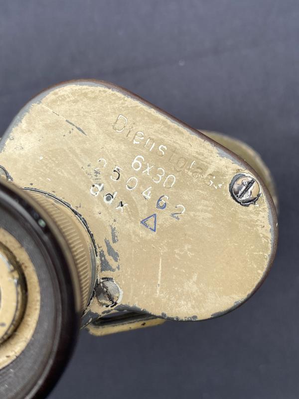 Late War Ordnance Tan ddx Dienstglas 6X30 Binoculars