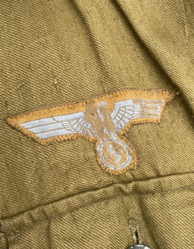 German 2nd Pattern Tropical Feldblouse Italy Campaign 1944