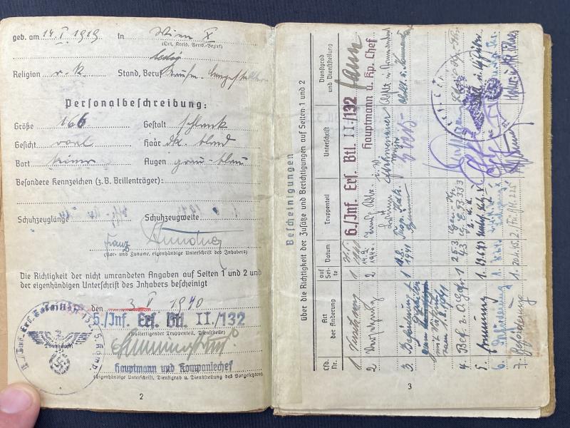Large Grouping Unteroffizier Franz Pfundner Gren.Rgt.333