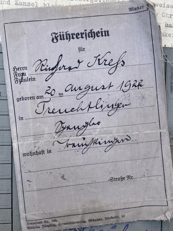 Kreß Family Grouping Son Richard Kreß KIA Russia 1942