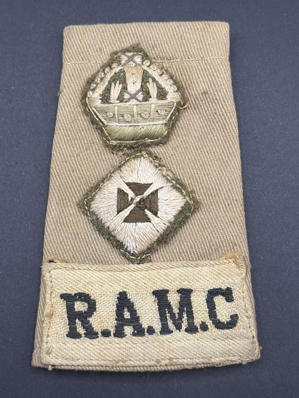Royal Army Medical Corps Officers Slip On Shoulder Board