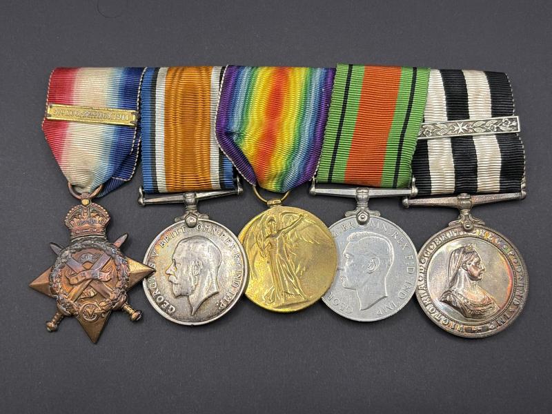 Mons Star Trio With Order of St.John MI-06845 Pte.P.J.Walker A.S.C.