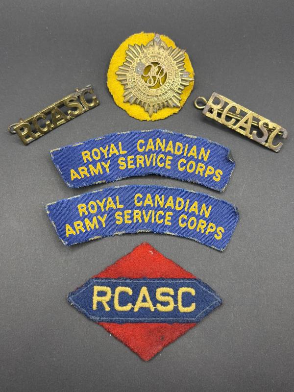 WW2 Royal Canadian Army Service Corps Insignia
