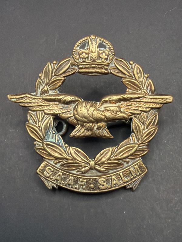 WW2 South African Air Force Cap Badge
