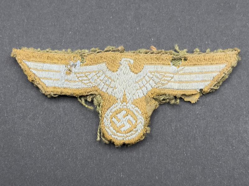 Cut Off German Afrikakorps Cap Eagle