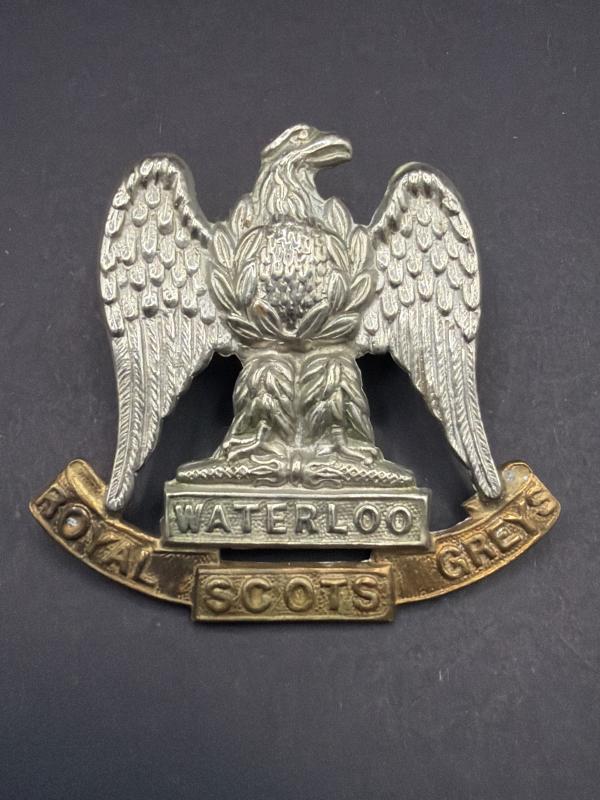 WW2 Royal Scots Greys Cap Badge
