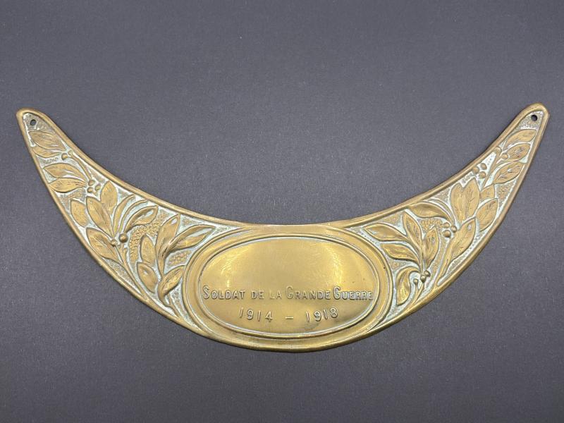 WW1 French Army Veterans Helmet Plate