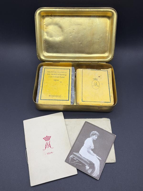 Christmas 1914 Princess Mary Gift Tin With Contents