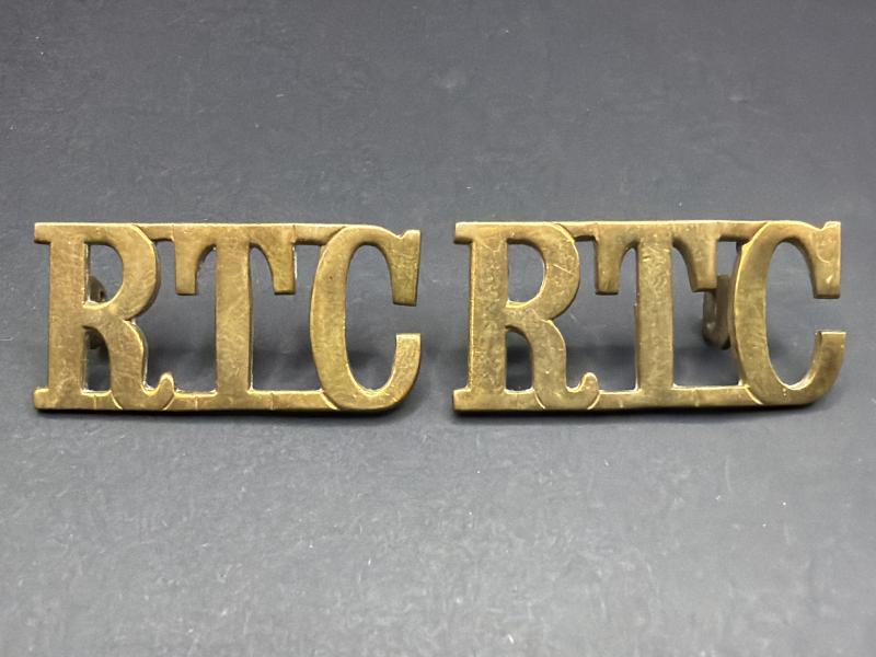 Royal Tank Regiment Epaulette Titles