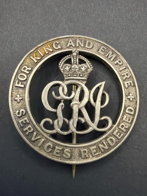 WW1 Services Rendered Wound Badge