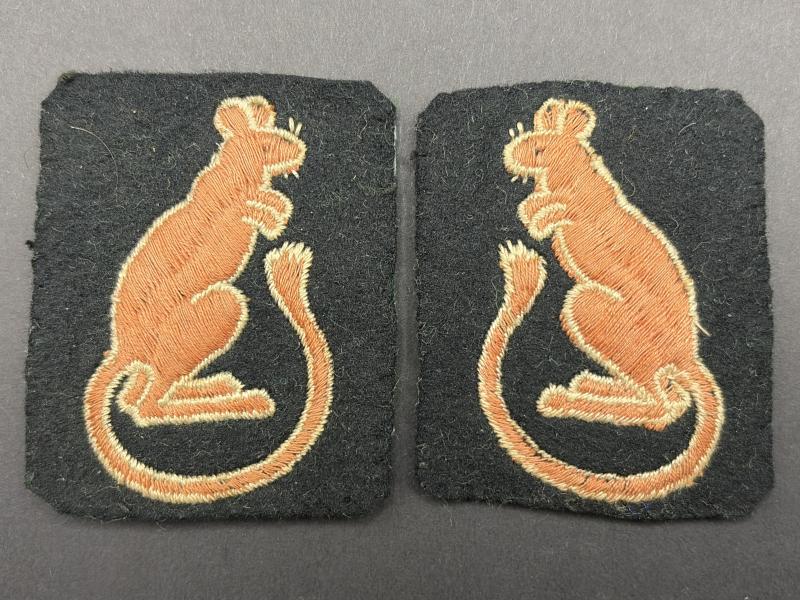 Pair of Desert Rat Formation Patches