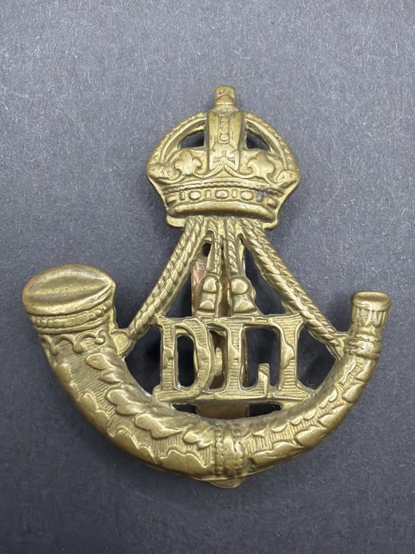 1916 Economy Pattern Durham Light Infantry Cap Badge