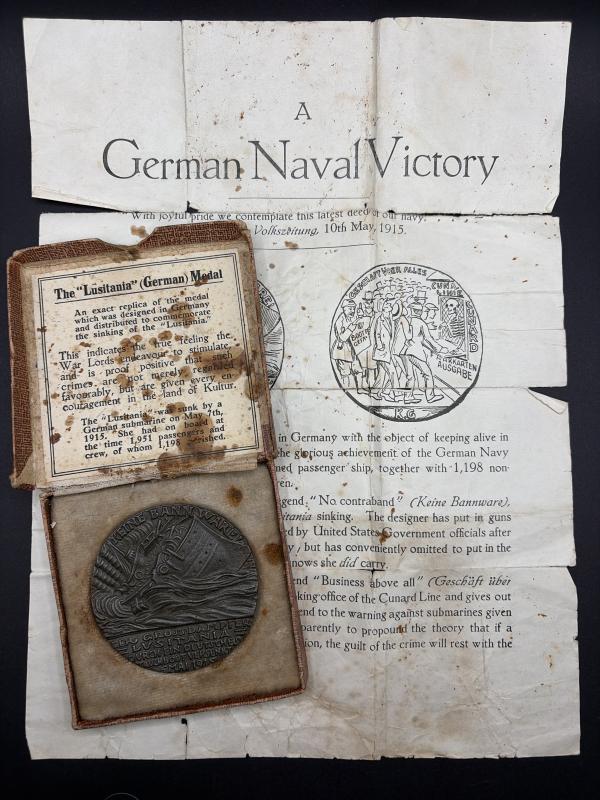 British Issue Lusitania Medal