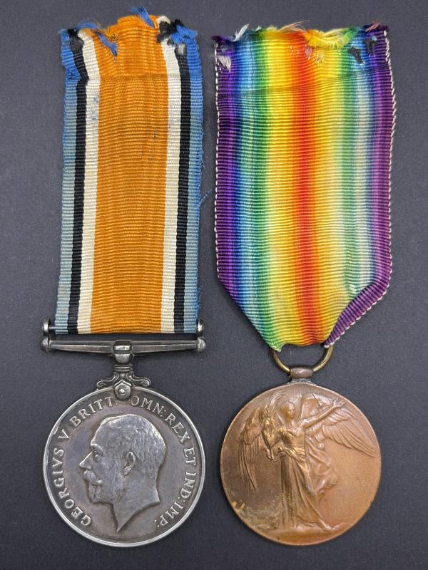 WW1 Pair of Medals C.Petit.Asst.Std.M.F.A.