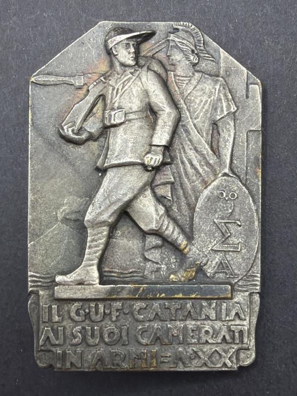 Italian GUF University League Fascists Pin Badge