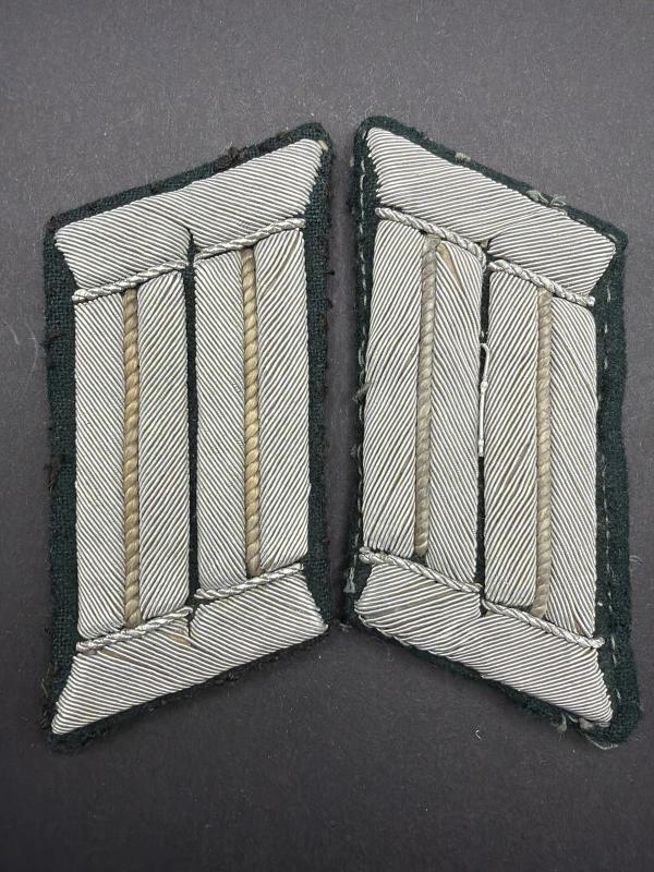 German Army Infantry Officers Collar Tabs