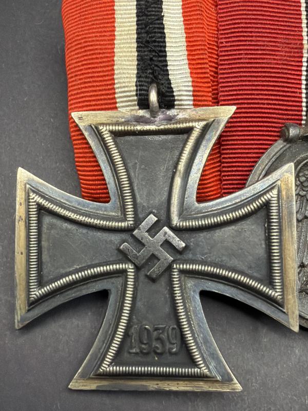 German Medal Bar EK2, Ost Medal & Crusade on Communism Award