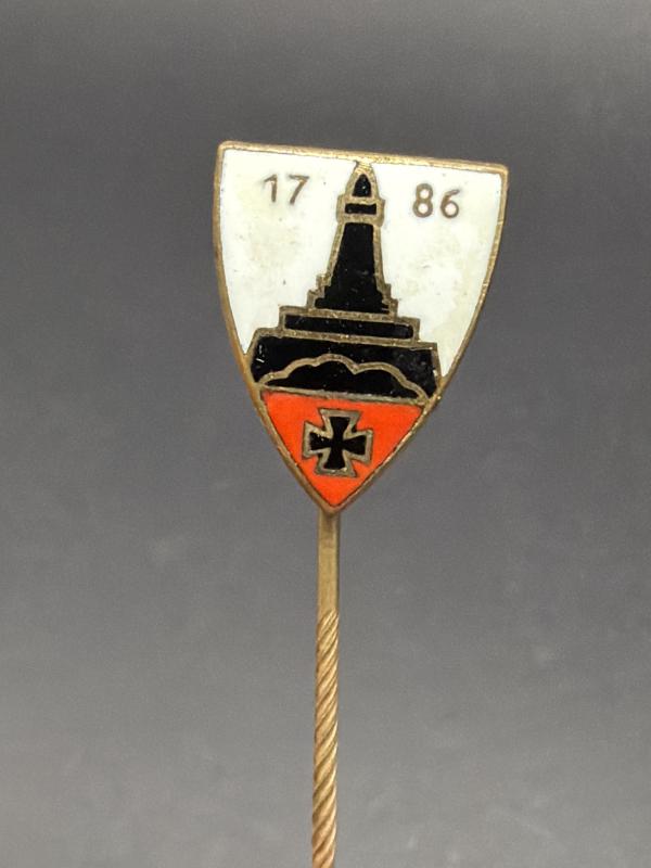 Third Reich Period Enamel Veterans Stick Pin