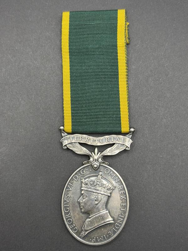 George VI Territorial Efficiency Medal 767003 Gnr.J.Young RA