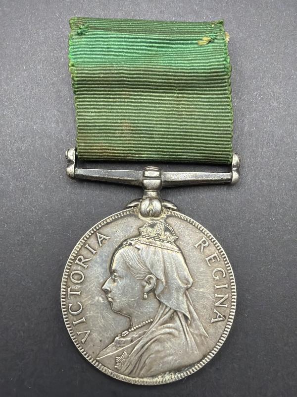 Victorian Volunteer Force Long Service Medal Color Sergt T Cload 3rd LRV