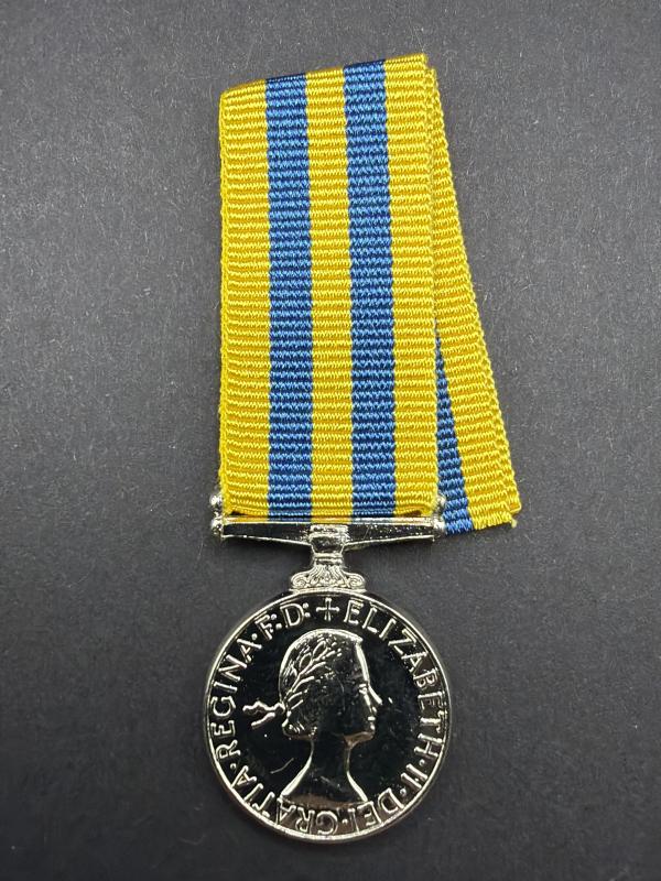 Queens Korea Service Medal Miniature