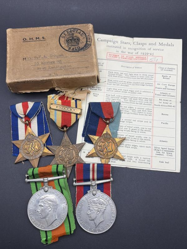 RASC Medal Group G.F.A.Inkpen 8th Army