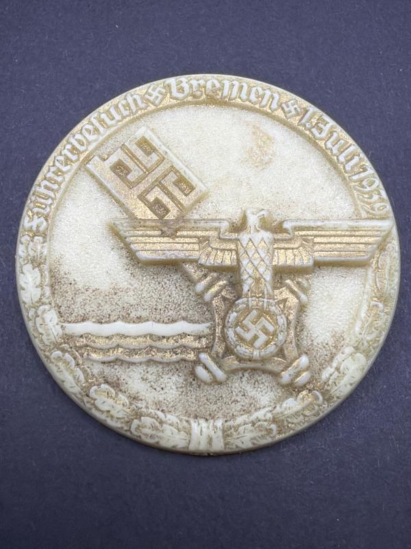Fuhrerbesuch Bremen Day Badge 1939 RZM M9/184