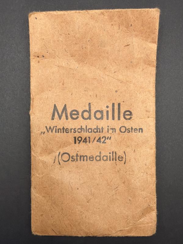 Eastern Front Medal Packet Carl Poellath