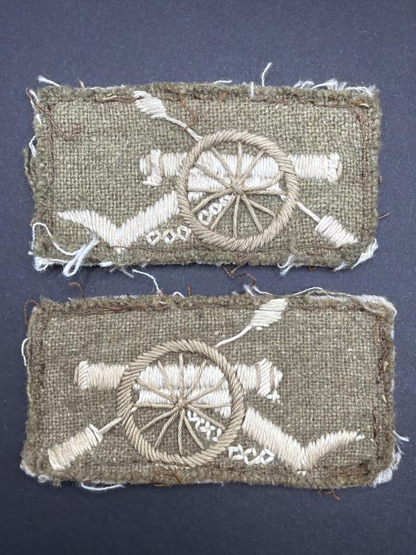 Pair of WW2 Royal Artillery Gunners Patches