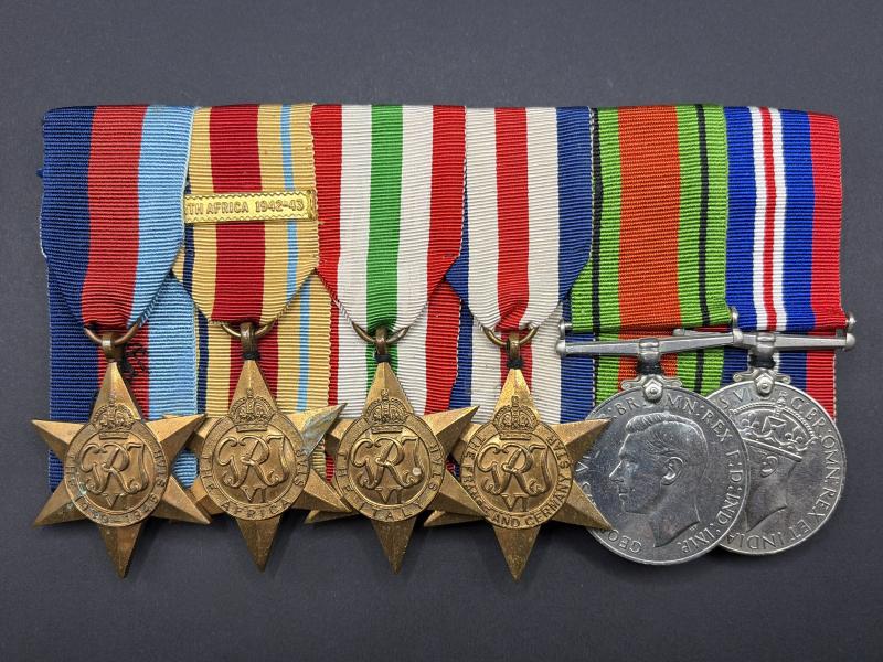 British Army Medal Group North Africa & European Service