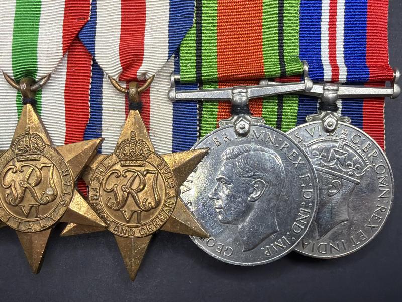British Army Medal Group North Africa & European Service