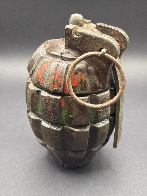 Sectioned Inert No.36 HE Mills Bomb Hand Grenade