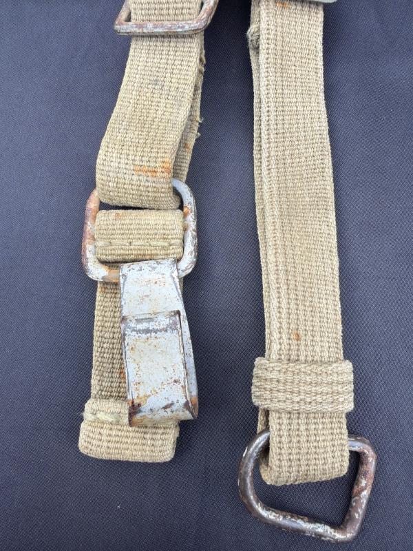 1942 Dated German Army Cavas Y Straps