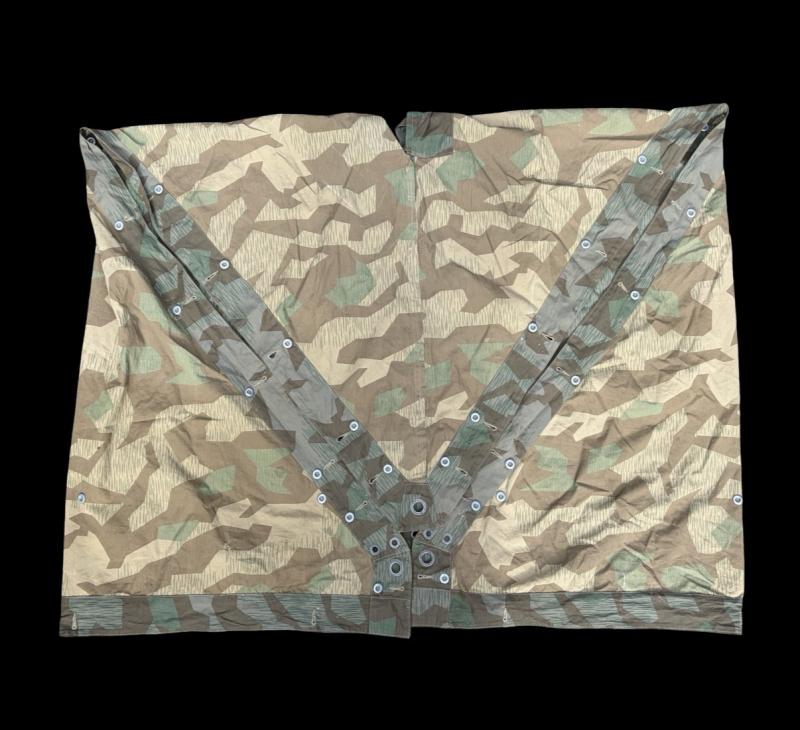 German Army M31 Splintertarn Zeltbahn Krews & Sohn 1942 Marked