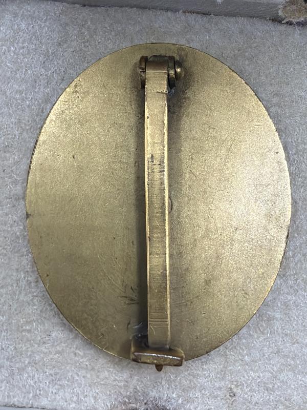 Gold Wound Badge & Box Hauptmunzamt Wein Wide Pin Variant