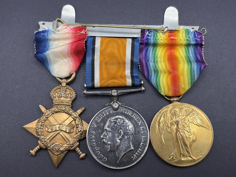 WW1 Medal Trio 95226 A-BMBR.W.SHILSON. R.F.A.