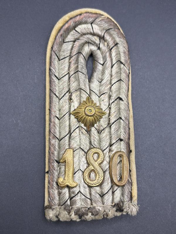 WW1 Imperial German 180th Cavalry Regiment Oberleutnant Shoulder Board