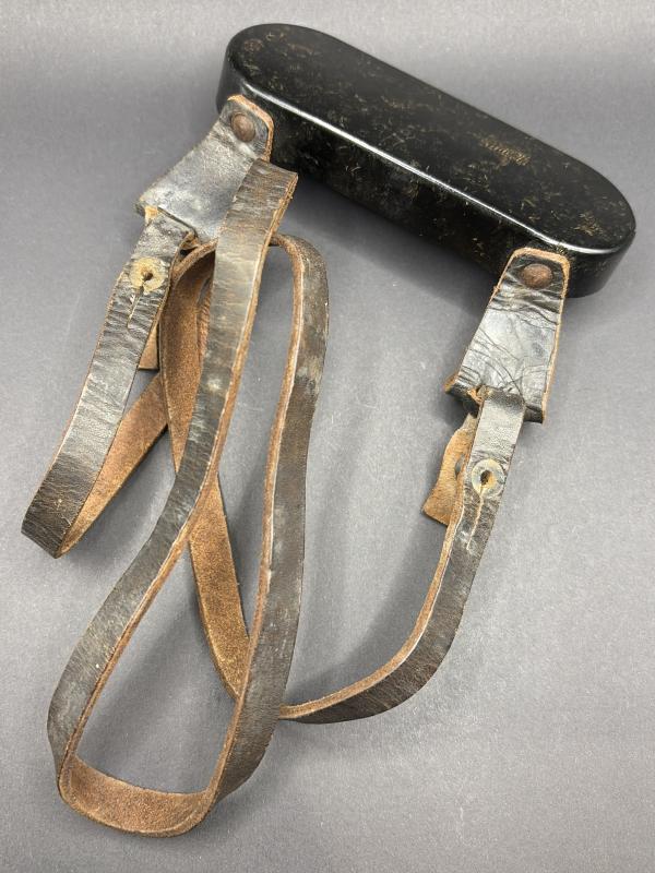 German Army Bakerlite Lense Cover & Strap For 6X30 Binoculars