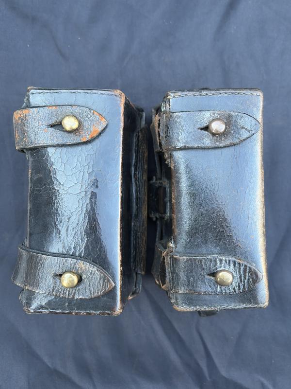 M1888 Mauser Rifle Cartridge Pouches Matching Set Dated 1896