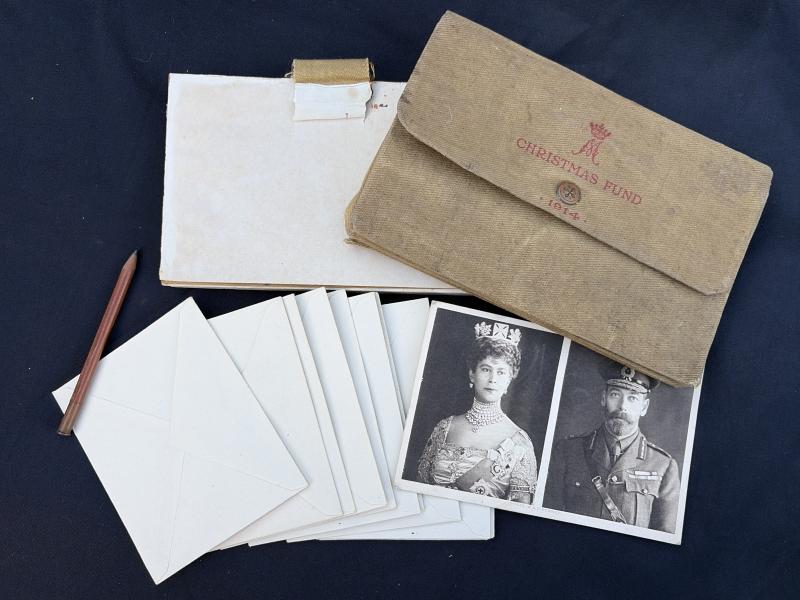 Extremely Scarce 1914 Christmas Fund Wallet With Contents for Nurses & Non Smokers